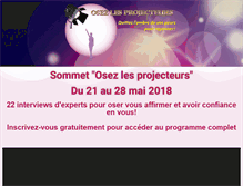 Tablet Screenshot of osez-les-projecteurs.com